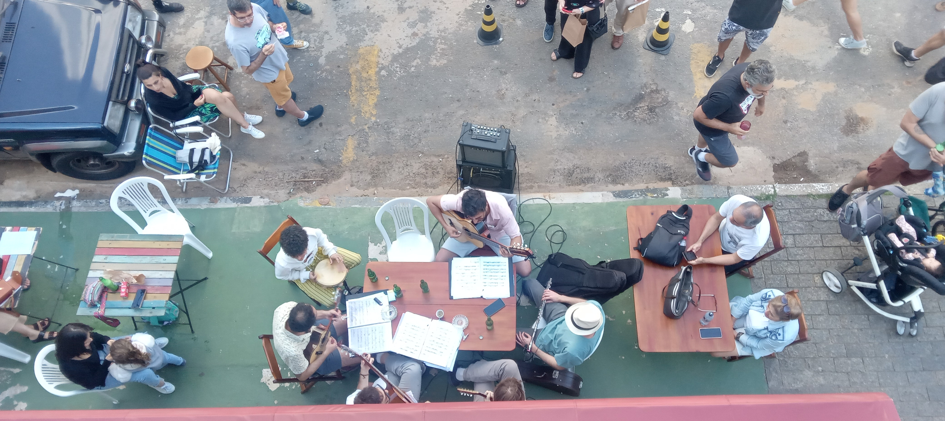 roda de chorinho na rua